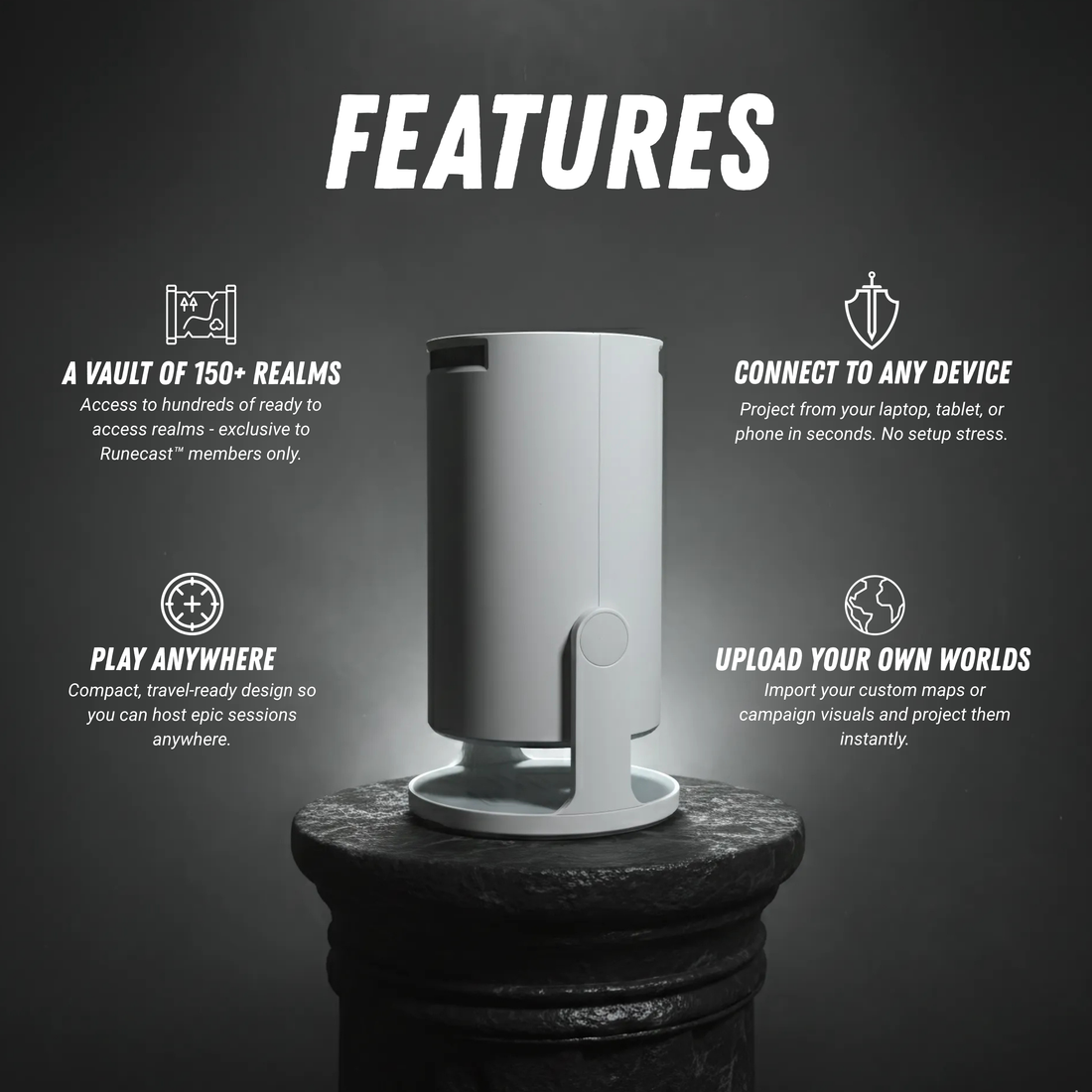 RuneCast™ TTRPG Projector – Rune Cast